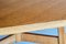 French Modern Triangular Dining Table in Oak, 1960s, Image 11