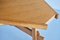 French Modern Triangular Dining Table in Oak, 1960s, Image 8