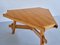 French Modern Triangular Dining Table in Oak, 1960s 13