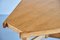 French Modern Triangular Dining Table in Oak, 1960s, Image 9