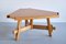 French Modern Triangular Dining Table in Oak, 1960s, Image 15