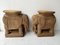 French Rattan Elephant Side Tables, 1970s, Set of 2, Image 12
