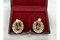 Antique Silver Earrings with Garnets and Pearls, 1900s, Set of 2 10