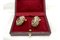 Antike Silberne Ohrringe mit Granaten und Perlen, 1900er, 2 . Set 12