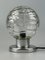 Lámpara de mesa era espacial de cromo y vidrio de Doria Leuchten, años 70, Imagen 20