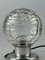 Lámpara de mesa era espacial de cromo y vidrio de Doria Leuchten, años 70, Imagen 13