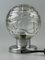 Lámpara de mesa era espacial de cromo y vidrio de Doria Leuchten, años 70, Imagen 10