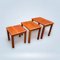 Mid-Century Nesting Tabkes in Teak by Salling Stolefabrik, 1960s, Set of 3 2