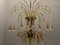Lámpara de araña en forma de cascada de cristal de Murano, años 80, Imagen 10