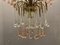 Murano Glass Drop Waterfall Chandelier, 1980s 11