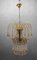 Murano Glass Drop Waterfall Chandelier, 1980s 12