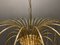 Lámpara de araña en forma de cascada de cristal de Murano, años 80, Imagen 9