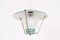 Ceiling Lamp in Metal, Brass and Glass, 1950s, Image 1