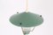 Ceiling Lamp in Metal, Brass and Glass, 1950s 3