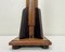 Art Deco Amsterdam School Wooden Table Lamp, 1920s 7