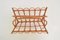 Vintage Czechoslovakian Rattan and Bamboo Magazine Holder, 1970s 11