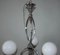 Lámpara de araña Art Déco antigua grande, años 30, Imagen 5