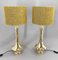 Tall Brass Table Lamps, 1950s, Set of 2 11