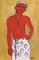Young Man in Sarong by M. Prost French School ( 1950s) 2