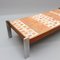 Vintage French Coffee Table with Leaf Motif Tiles by Roger Capron, 1970s 5