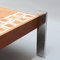 Vintage French Coffee Table with Leaf Motif Tiles by Roger Capron, 1970s, Image 21