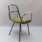 Vintage Desk Chair with Armrests by Jean-Louis Bonnant, 1950s 4