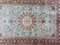 Small Vintage Silk Qom Rug, 2000s 3