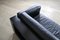 Italian Gradual Sofa in Black Leather by Cini Boeri for Knoll, 1970s, Set of 2 8