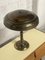 Lámpara de mesa de latón, años 40, Imagen 11