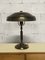 Lámpara de mesa de latón, años 40, Imagen 10
