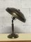 Lámpara de mesa de latón, años 40, Imagen 3