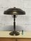Lámpara de mesa de latón, años 40, Imagen 1