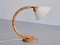 Lámparas de mesa ajustables esculturales de haya, años 60. Juego de 2, Imagen 8