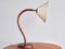 Swedish Modern Markslöjd Table Lamp in Beech and Linen, 1970s, Image 5