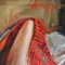 Manzini, Desnudo de mujer tendida, 1963, óleo sobre lienzo, enmarcado, Imagen 4