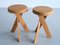 S31b Stools in Oak by Pierre Chapo, France, 2010s, Set of 2, Image 1