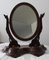 Espejo de tocador oval de madera tallada, años 20, Imagen 6