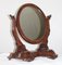 Espejo de tocador oval de madera tallada, años 20, Imagen 2