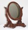 Vanity Oval Table Mirror in Carved Wood, 1920s 2