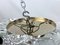 Vintage Ceiling Lamp in Clear Murano Glass and Brass from La Murrina, Italy, 1980s, Image 3