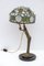 Lámpara de mesa francesa modernista al estilo de Tiffany, años 30, Imagen 2
