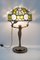 Lámpara de mesa francesa modernista al estilo de Tiffany, años 30, Imagen 4