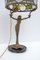 Französische Jugendstil Tischlampe im Tiffany-Stil, 1930er 6