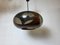 Vintage Space Age Brown and Grey UFO Pendant Lamp from Massive, Belgium, 1970s 8