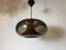 Vintage Space Age Brown and Grey UFO Pendant Lamp from Massive, Belgium, 1970s 14