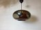Vintage Space Age Brown and Grey UFO Pendant Lamp from Massive, Belgium, 1970s 5