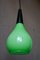 Green Drop Ceiling Lamp, France, 1950s, Image 7
