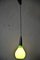 Green Drop Ceiling Lamp, France, 1950s 3
