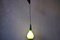 Green Drop Ceiling Lamp, France, 1950s 2