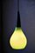 Green Drop Ceiling Lamp, France, 1950s, Image 5